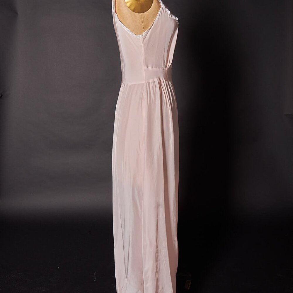 Vintage 1930s Seamprufe Nightgown Lingerie Slip Dress